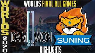 DWG vs SN Highlights ALL GAMES  GRAND FINAL Worlds 2020 Playoffs  Damwon Gaming vs Suning [upl. by Arden700]