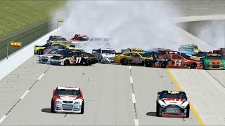 NR2003game BIG CRASHES 2015 [upl. by Brianna]