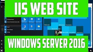 How To Make Website on Windows Server 2016 Using IIS Internet Information Service [upl. by Swee]