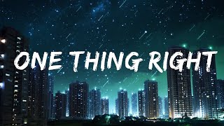 Marshmello Kane Brown  One Thing Right Lyrics  Top Best Song [upl. by Twelve729]