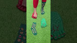 Funny Christmas socks 🧑‍🎄 love christmas funnyvideo [upl. by Dilisio]