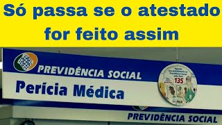 COMO DEVE SER FEITO O ATESTADO PARA CONSEGUIR O AUXÍLIO DOENÇA PELO ATESTMED SEM PASSAR POR PERÍCIA [upl. by Ara422]