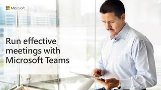 Run effective meetings with Microsoft Teams [upl. by Ogawa]