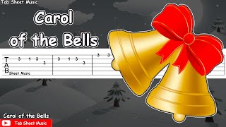 Carol of the Bells  Guitar Tutorial Merry Christmas [upl. by Arotak711]