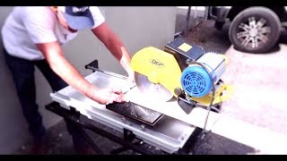 Testing The Cheapest Wet Tile Saw on AMAZON [upl. by Henrik]