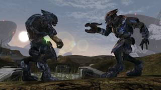 Halo CE Anniversary Elites VS Halo Reach Elites [upl. by Eralc]