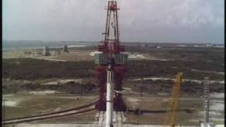 Launch of MercuryRedstone 3 Freedom 7 With Alan Shepard [upl. by Sukramal778]