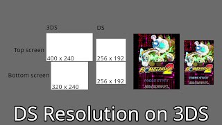 Running DS games on 3DS at native resolution [upl. by Romilda567]