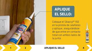 Sella las fisuras de tus paredes con Sikacryl® 150 👆🏻 [upl. by Gavrah138]