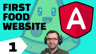 Build Your First Food Website Using ANGULAR  Part 1  Create Header Component  Angular Part [upl. by Berkeley]