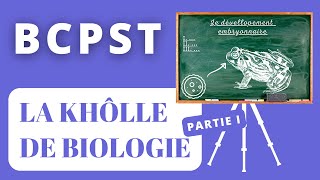 🍃 La COLLE de biologie en BCPST  Explications et Méthodes Partie I [upl. by Winifred]