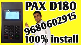 How To Pax D180 Micro ATM Installation  PAX D180  PNB BOB SBI MICRO ATM Software Setup [upl. by Odlonyer]