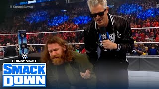 ‘If Johnny Knoxville can do it Sami Zayn can do it’  FRIDAY NIGHT SMACKDOWN  WWE on FOX [upl. by Adena350]