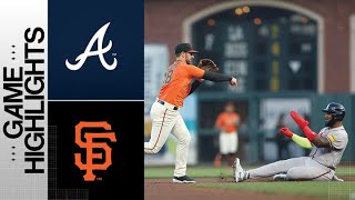 Braves vs Giants Game Highlights 82523  MLB Highlights [upl. by Elaine991]