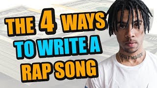 The 4 Different Ways To Make A Rap Song Beat Or Lyrics First [upl. by Mateya]