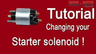 TUTORIAL  changing your starter solenoid [upl. by Neerahs]