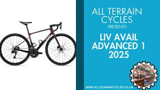 All Terrain Review on Liv Avail Advanced 1 2025 Womens Road bike [upl. by Adnopoz]