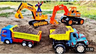 RC TRACTORS EXCAVATOR LESU ET30H MEGA RC TRUCKS RC MACHINES COLLECTION KABOLITE K350200 DIGGER [upl. by Annod]