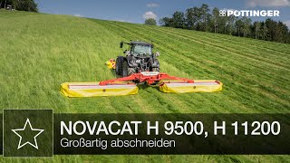 NOVACAT H 9500 H 11200 Mähkombinationen – Highlights  PÖTTINGER [upl. by Oriole82]