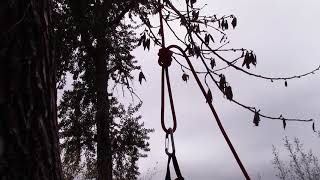 Petzl crevasse rescue kit practicing simulation of rescuing a partner [upl. by Berget981]