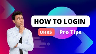 How to Login UHRS Through Clickworker  UHRS Login Tips [upl. by Mehalick477]