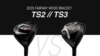 Titleist TS2 vs TS3  2020 Fairway Wood Bracket [upl. by Ecad]