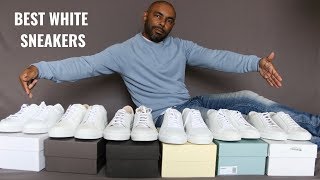 6 Best Premium White Sneakers Feat Idrese Common Projects Greats Koio Oliver Cabell Arigato [upl. by Justino786]