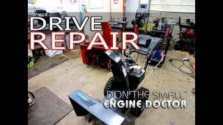 HOWTO Easily Fix A Snowblower That Wont Drive  Wheels Wont Turn [upl. by Wehttan]