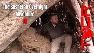 Real Bushcraft in a Winter Storm  The Bushcraft Overnight Adventure III [upl. by Nanah]