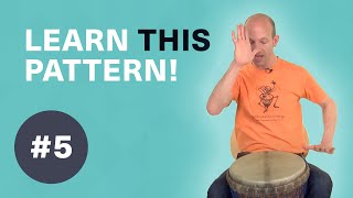 Beginners djembe  Lesson 5  Classic djembe pattern [upl. by Mancino45]