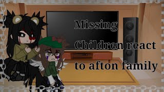 Missing Child Reacts to Afton Family Memes [upl. by Ahsika]