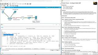 645 Packet Tracer  Configure Static NAT [upl. by Teplica13]