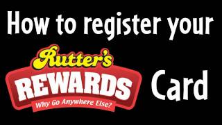 How to Register Your Rutters Rewards Card [upl. by Mickelson671]