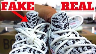 quotReal vs Fakequot YEEZY Boost 350 V2 Zebra REPLICA RANT [upl. by Rus865]