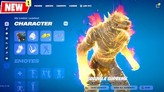 Godzilla Evolved into Supreme in Fortnite [upl. by Akenom]