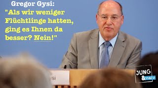 Gysi amp ein Bürger der nicht für andere verantwortlich sein möchte [upl. by Deborah823]