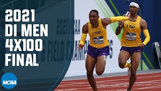 Mens 4x100  2021 NCAA track and field championship [upl. by Ergener]