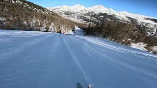 Serre chevalier piste noire Casse du boeuf [upl. by Torrell]