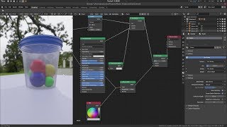 Semi Transparent Plastic Shader Material in Blender Eevee Demo Tutorial [upl. by Call722]