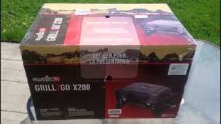 CharBroil X200 Tru Infrared Portable Grill Unboxing amp Assembly [upl. by Haneehs]