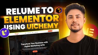 How to convert Relume to Elementor via UiChemy for Free [upl. by Nomit441]