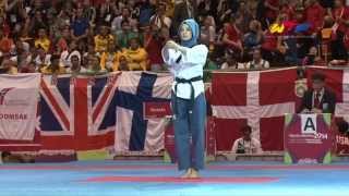 5th Place  World Taekwondo Championships 2014  Freestyle Ind F Over 17 [upl. by Henson668]