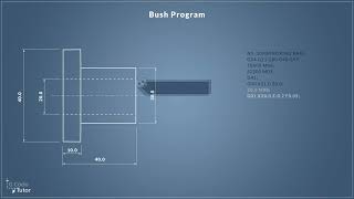 Lets write GCode  Programming a CNC Lathe to make a bush  part 5 Finish boring sequence [upl. by Laurence]