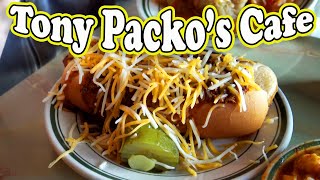 Hungarian Hot Dogs at Tony Packos Cafe  Toledo Ohio [upl. by Navac719]