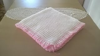 Manta para bebÃ© en crochet o ganchillo [upl. by Libre]