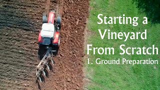 Starting a Vineyard from Scratch Part 1 Ground Preparation [upl. by Veriee572]