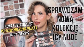 Nowa kolekcja od Huda Beauty❄️ Testuję ostatnią dużą paletkę i rozświetlacz jak kolonia bakterii😅 [upl. by Nozicka]