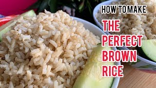 2 EASY WAYS TO MAKE THE PERFECT BROWN RICE [upl. by Carleen]