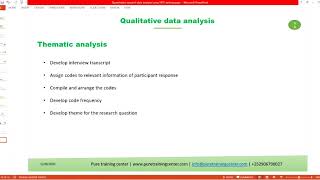 Waa maxay qualitative research data analysis  Tusaale [upl. by Nefets]