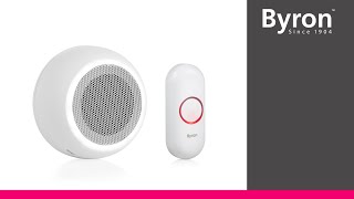 Byron  Wireless doorbell set  DBY22321  DBY22322  EN [upl. by Nitsrik]